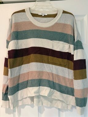 Madewell Striped Crewneck Sweater